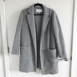 Cupcakes&cashmere Light Gray Overcoat